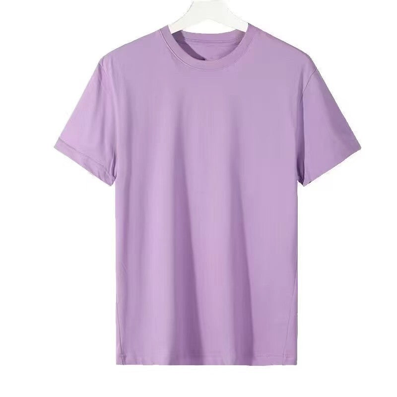 Solid Color Loose Half Sleeve Men's T-shirt by http://Lolyshop.shop