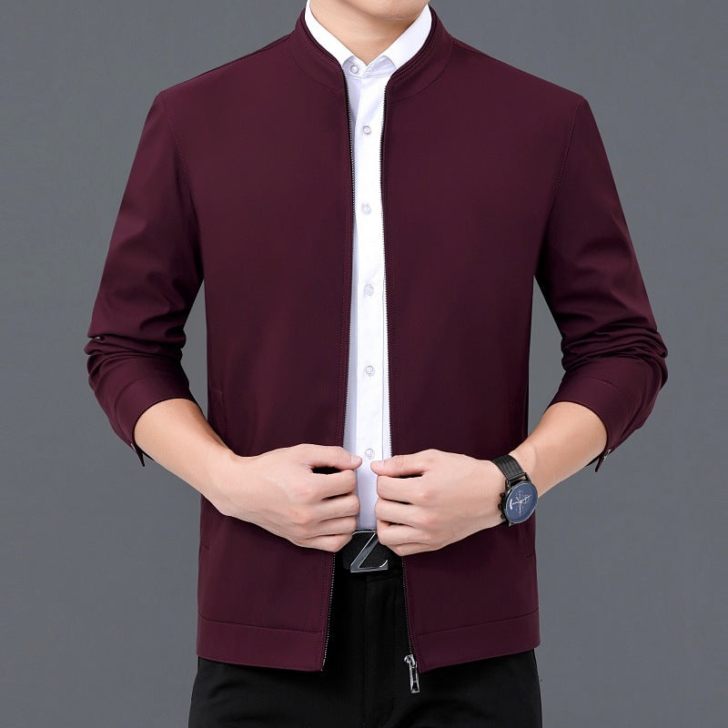 Men's Casual Business Jacket Clothing For Middle-aged Dad by http://Lolyshop.shop