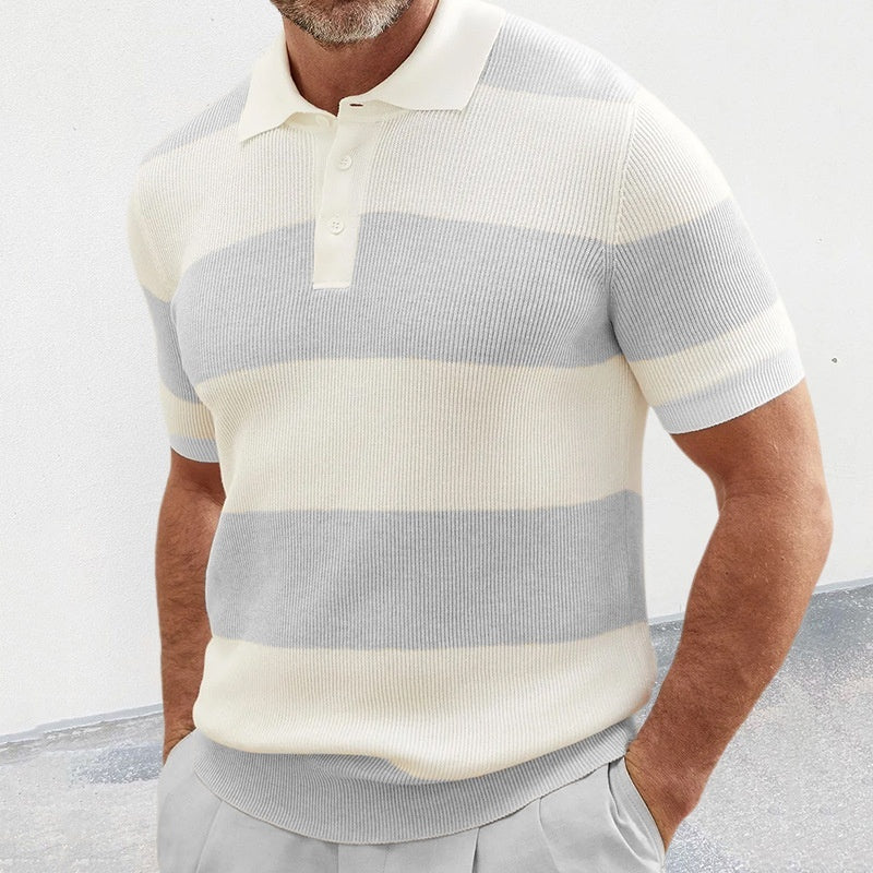 Mens Clothing Summer Fashion Lapel Sweater Short Sleeve Men Clothing Men Wears by http://Lolyshop.shop