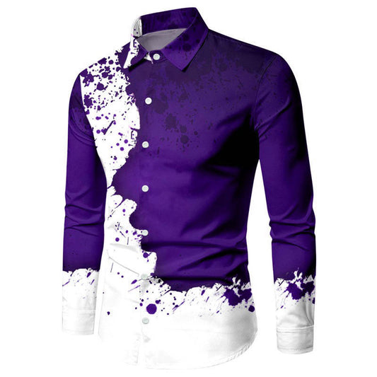 Men's Clothing 3d Printing Plus Size Long Sleeve Shirt Coat by http:// Lolyshop.shop