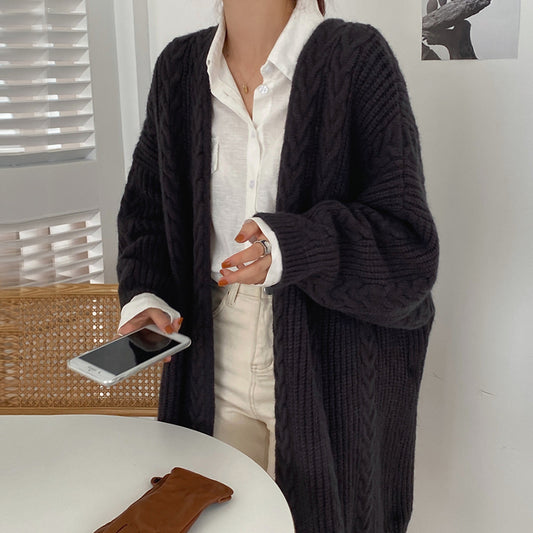 Women's Warm Long Cardigan Sweater Coat by http://Lolyshop.shop