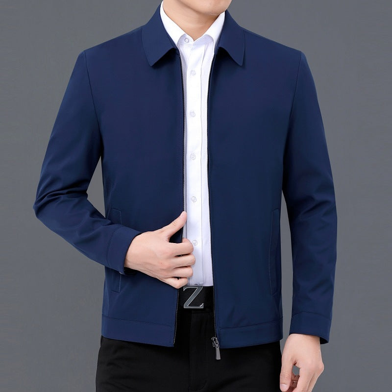 Men's Casual Business Jacket Clothing For Middle-aged Dad by http://Lolyshop.shop