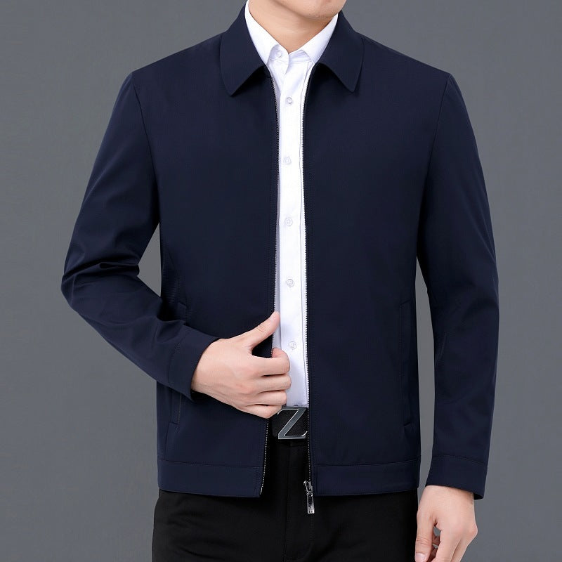 Men's Casual Business Jacket Clothing For Middle-aged Dad by http://Lolyshop.shop