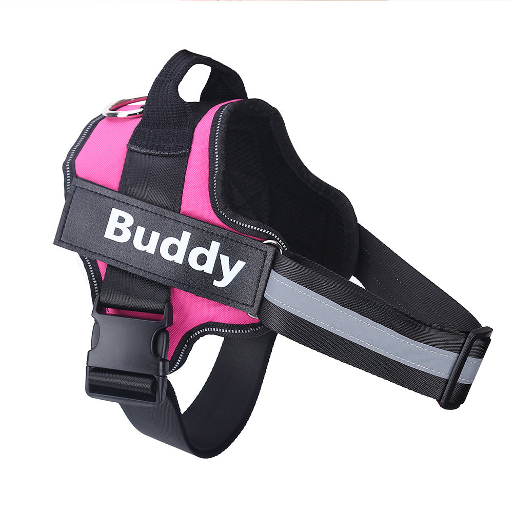 Personalized Dog Harness NO PULL Reflective Breathable Adjustable Pet Harness Vest For Small Large Dog Custom Patch Pet Supplies by http://Loyshop.shop