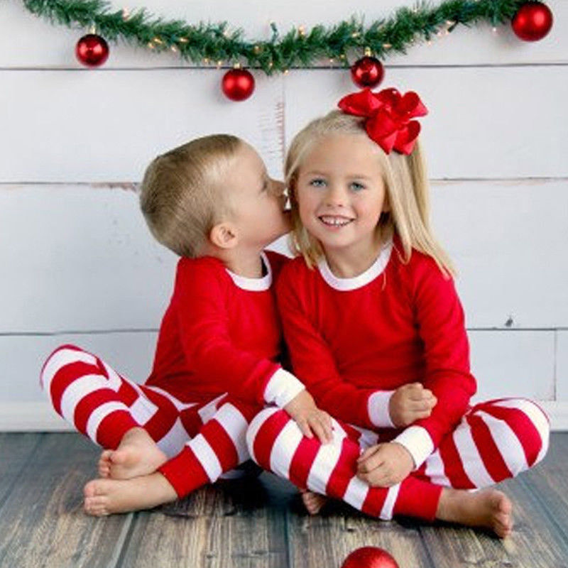 Family striped christmas pajamas by http://Lolyshop.shop