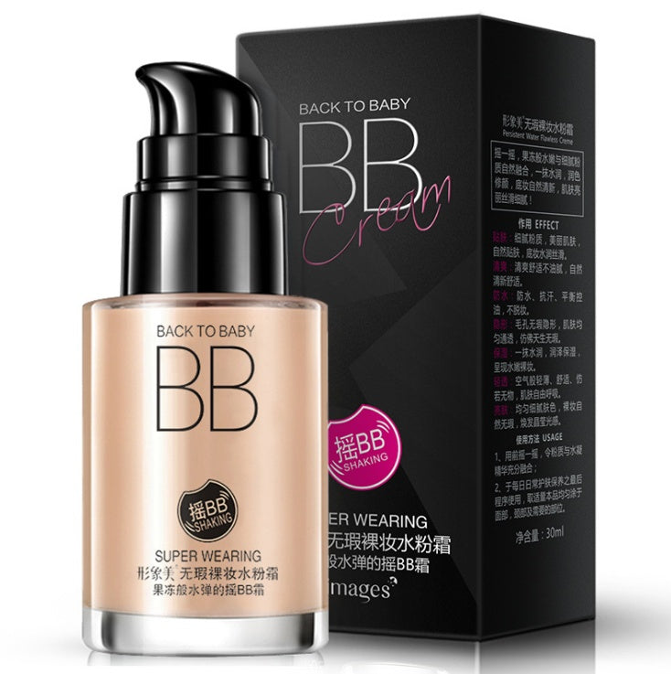 Clear and sleek hydrating cream nude makeup BB cream makeup concealer moisturizing BB cream by http://Lolyshop.shop