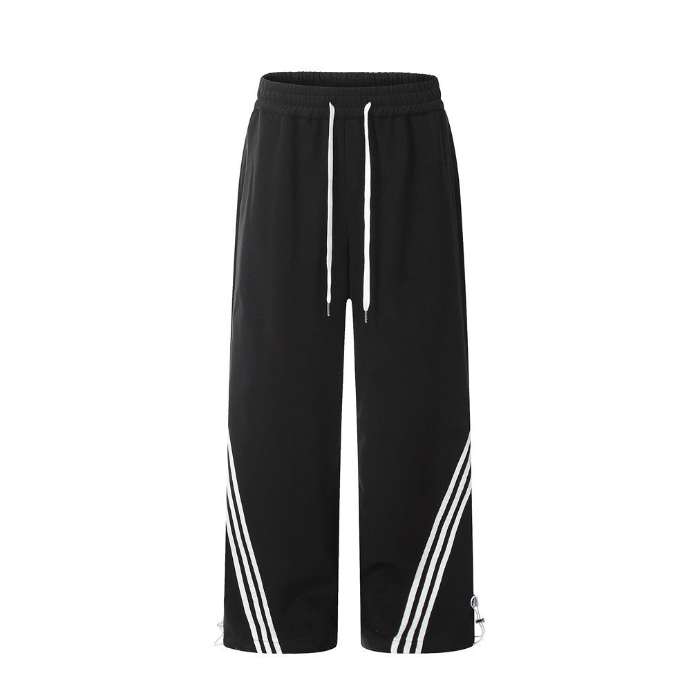 Fashion Individual Casual Straight-leg Trousers Men by http://Lolyshop.shop