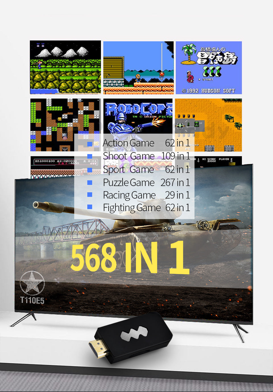 4K HDMI Video Game Console by http://Loyshop.shop