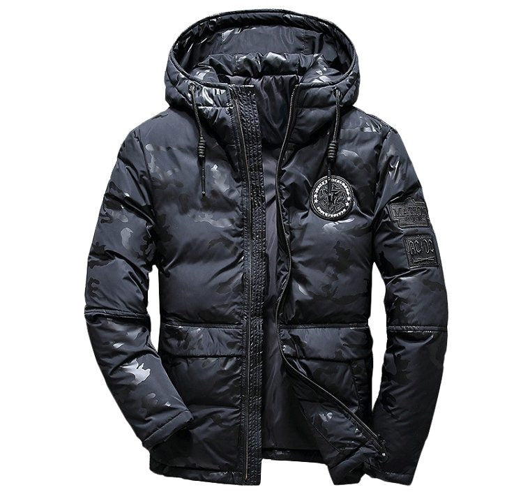Camouflage Men's Winter Jacket Coat Hooded Casual Slim Down Parka Autumn Camo Windproof Warm Mens Overcoat by http://Lolyshop.shop
