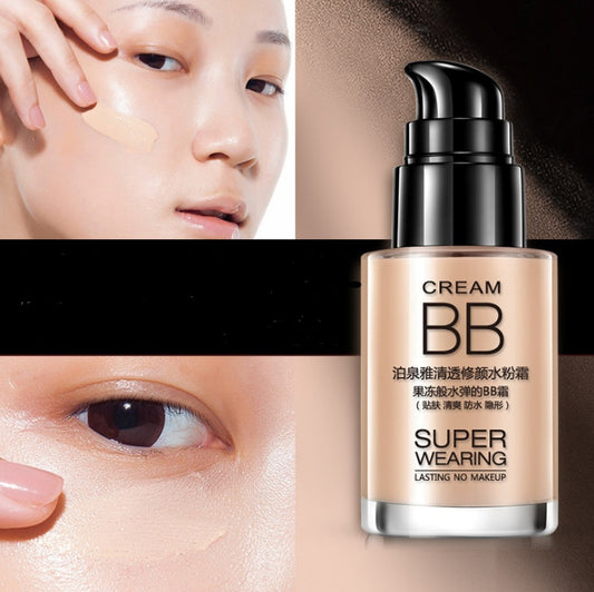 Clear and sleek hydrating cream nude makeup BB cream makeup concealer moisturizing BB cream by http://Lolyshop.shop