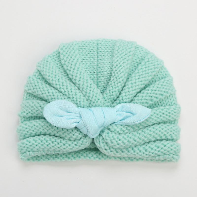 Knitted Hats Children's Rabbit Ears Wool