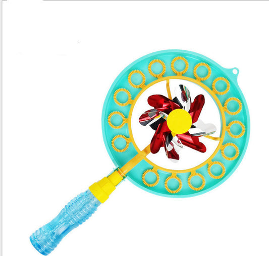 Kid Handheld Windmill Manual Bubble Blowing Wand Stick Magic Portable Bubble Stick Kids Bubble Wand Toy Children Outdoor Toy by http://Lolyshop.shop