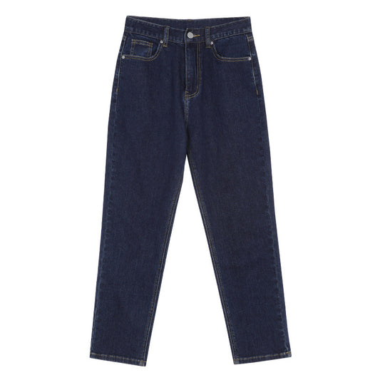 Bleached Washed High Waist Slim Straight Capris Jeans by http://Lolyshop.shop