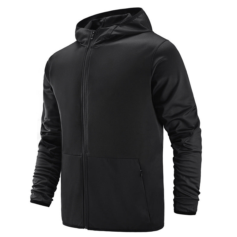 Men's Cardigan Hooded Sports Sweatshirt by http://Lolyshop.shop