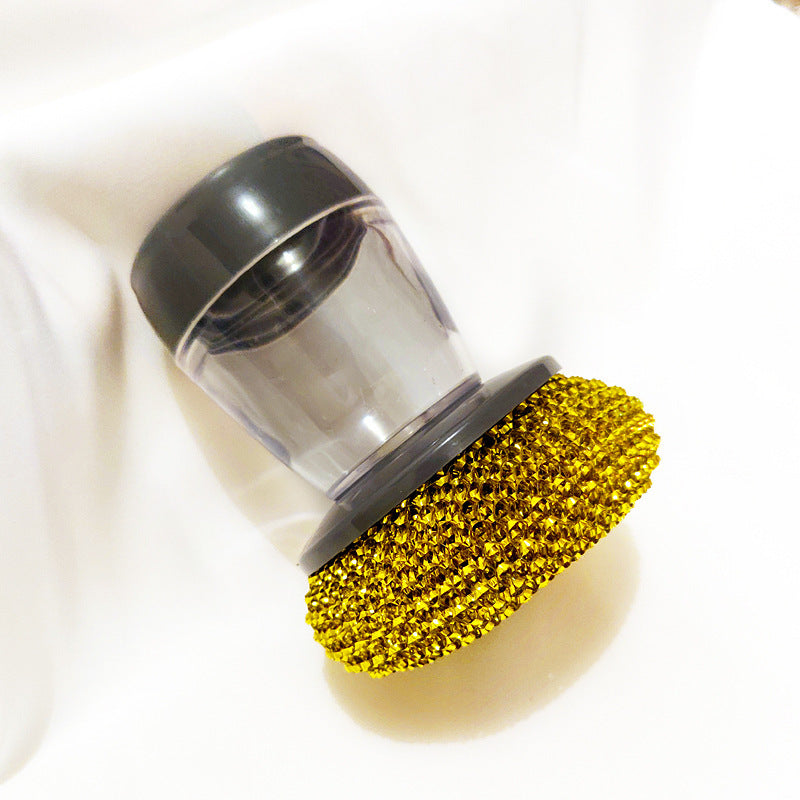 Kitchen Soap Dispensing Palm Brush Cleaner Push-type Brush Kitchen Detergent Tools by http://Lolyshop.shop