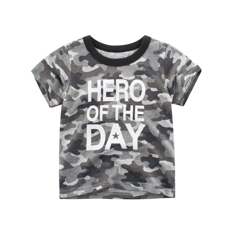 Children's Clothing Summer Boys Short Sleeved Full Print Car Cartoon Children's T Shirt by http://Lolyshop.shop