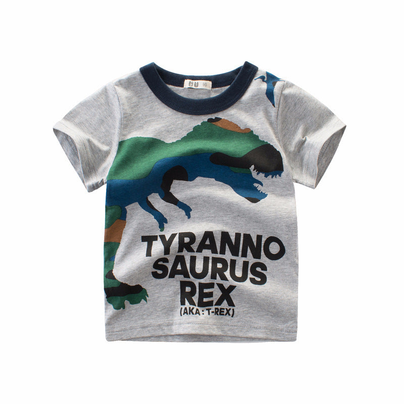 Children's Clothing Summer Boys Short Sleeved Full Print Car Cartoon Children's T Shirt by http://Lolyshop.shop