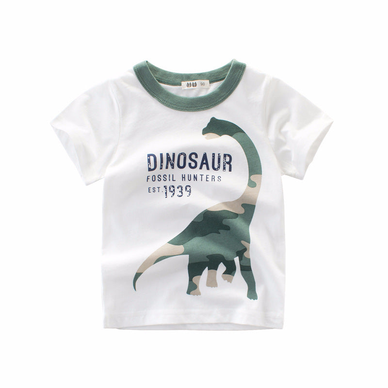 Children's Clothing Summer Boys Short Sleeved Full Print Car Cartoon Children's T Shirt by http://Lolyshop.shop