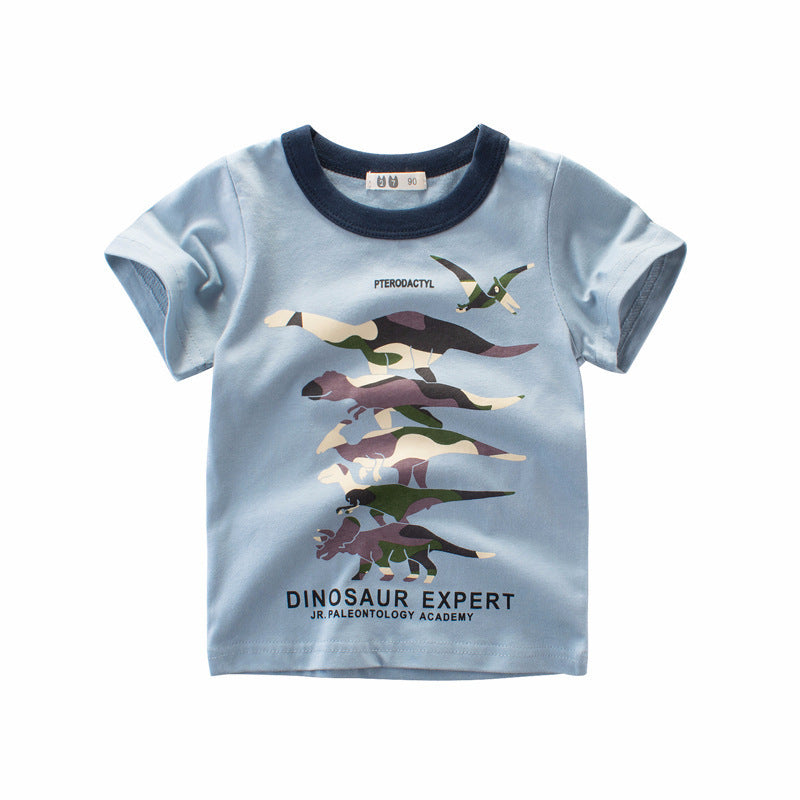 Children's Clothing Summer Boys Short Sleeved Full Print Car Cartoon Children's T Shirt by http://Lolyshop.shop