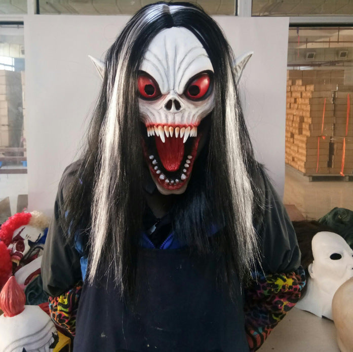 Vampire Morbias Mask Halloween Scary Play Latex Mask by http://Loyshop.shop