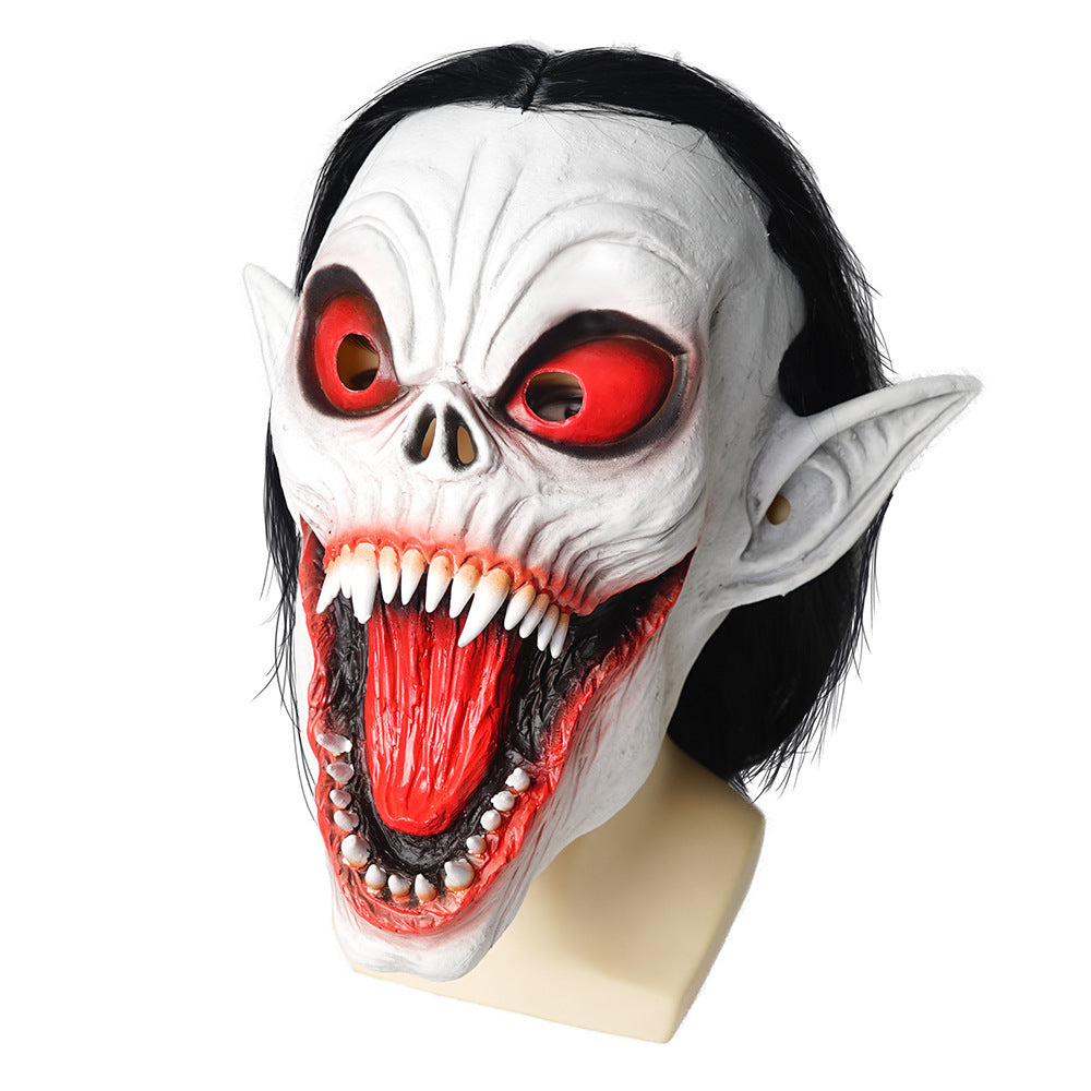 Vampire Morbias Mask Halloween Scary Play Latex Mask by http://Loyshop.shop