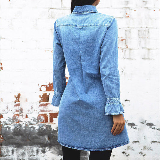 Fashion Slim Denim Dress Women by http://Lolyshop.shop
