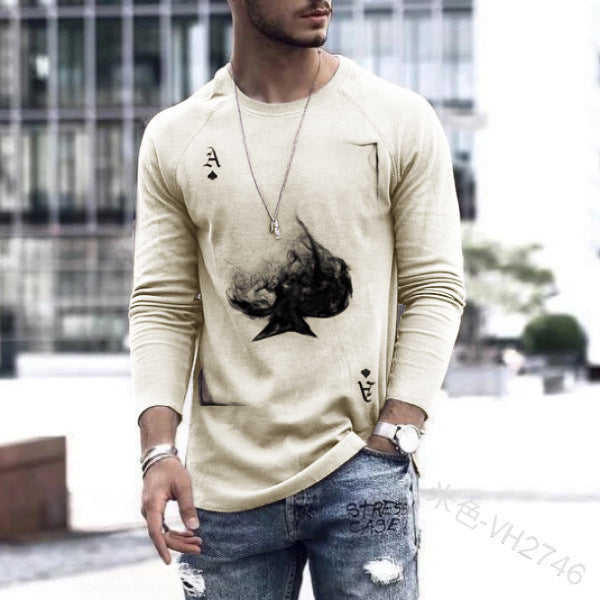 Men's Spring Long-Sleeve Loose Autumn T-Shirts by http://Lolyshop.shop
