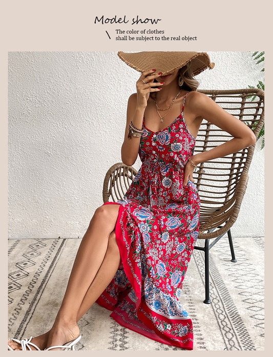 Printed Dress Sling Dress Women by http://Lolyshop.shop