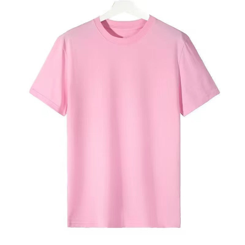 Solid Color Loose Half Sleeve Men's T-shirt by http://Lolyshop.shop