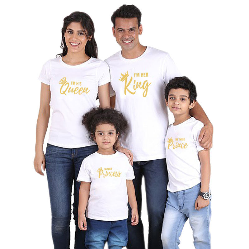Crown King Family Wear Summer New Short-Sleeved T-Shirt Family Wear by http://Lolyshop.shop