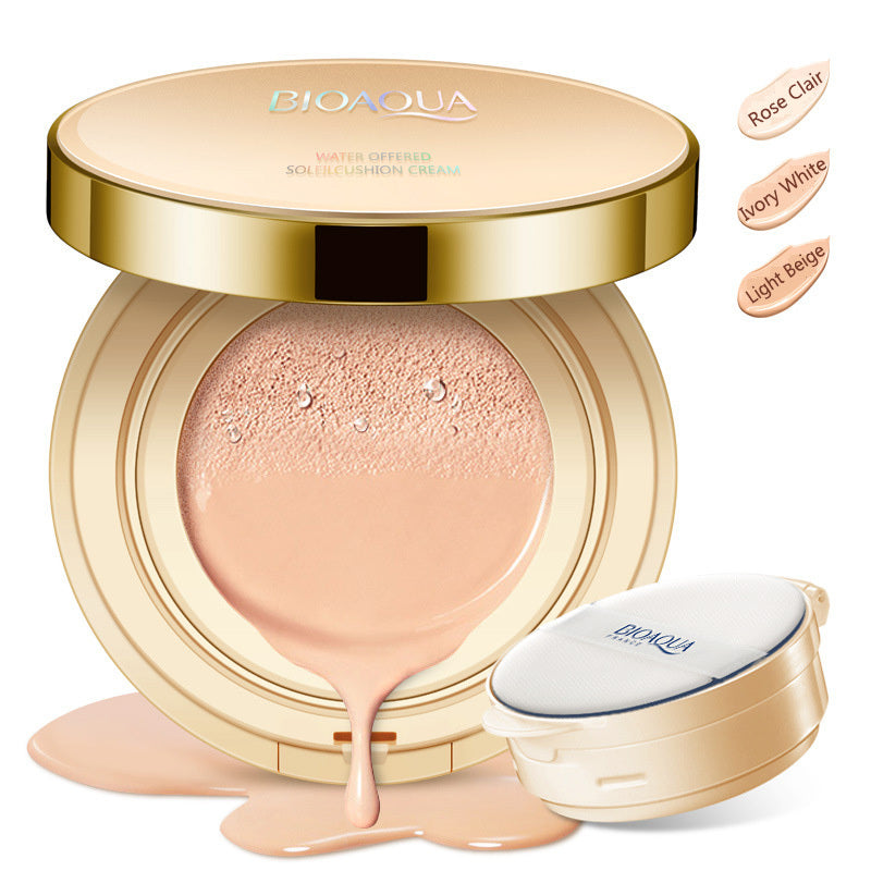Bioaqua Air Cushion BB Cream 3 Color Concealer Moisturizing Foundation Whitening Flawless Makeup Bare For Face Beauty Makeup by http://Lolyshop.shop