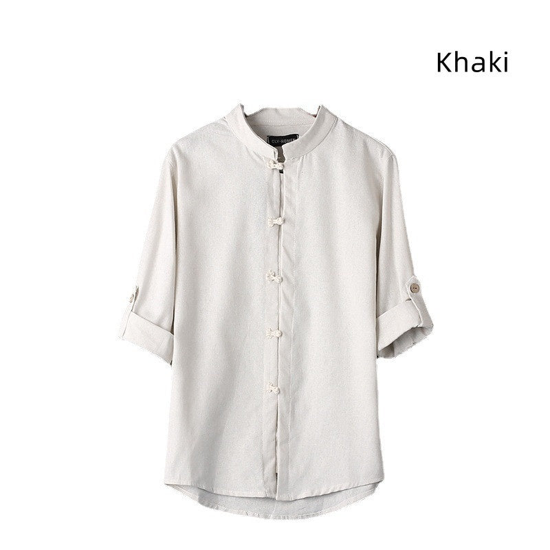 Men's Linen Vintage Plus Size Shirt by http://Lolyshop.shop