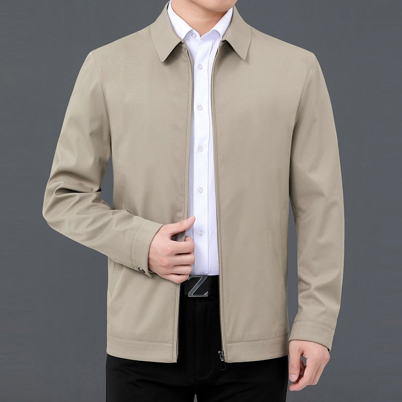 Men's Casual Business Jacket Clothing For Middle-aged Dad by http://Lolyshop.shop