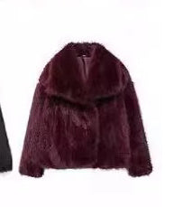 Winter Plush Coat Fashion Warm Thicken Fluffy Lapel Jacket Outwear Casual Long Sleeve Tops Womens Clothing by http://Loyshop.shop
