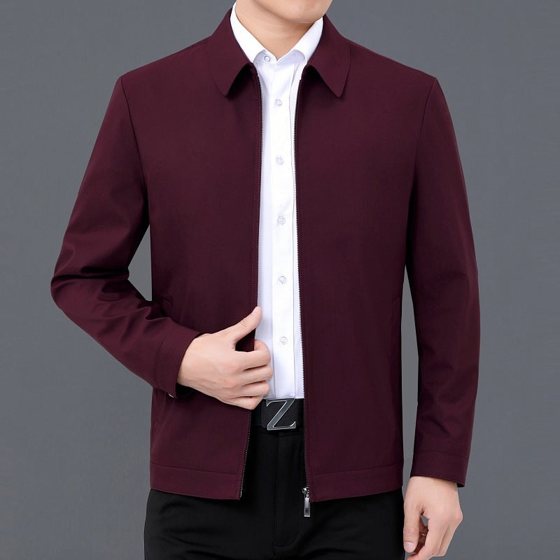 Men's Casual Business Jacket Clothing For Middle-aged Dad by http://Lolyshop.shop
