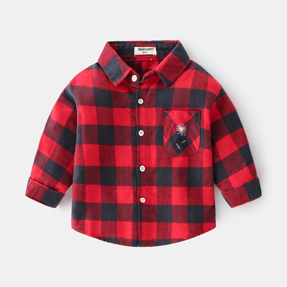 Boys new plaid car lapel long sleeve shirt by http://Lolyshop.shop