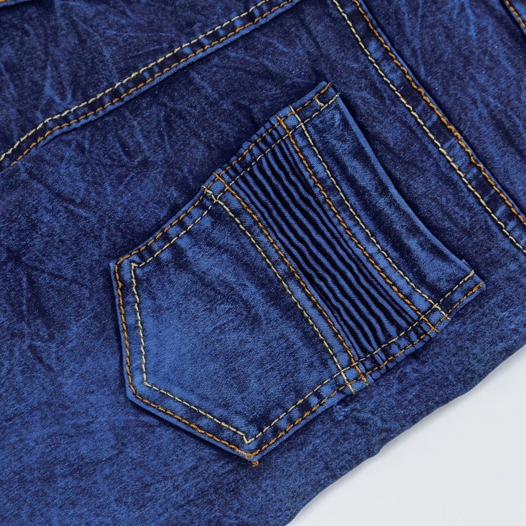 Boys' Flat Stretch Slim Long Jeans by http://Lolyshop.shop