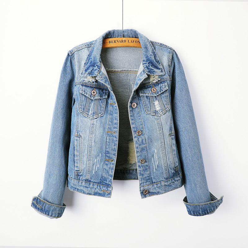 Women's short denim jacket by http://Lolyshop.shop