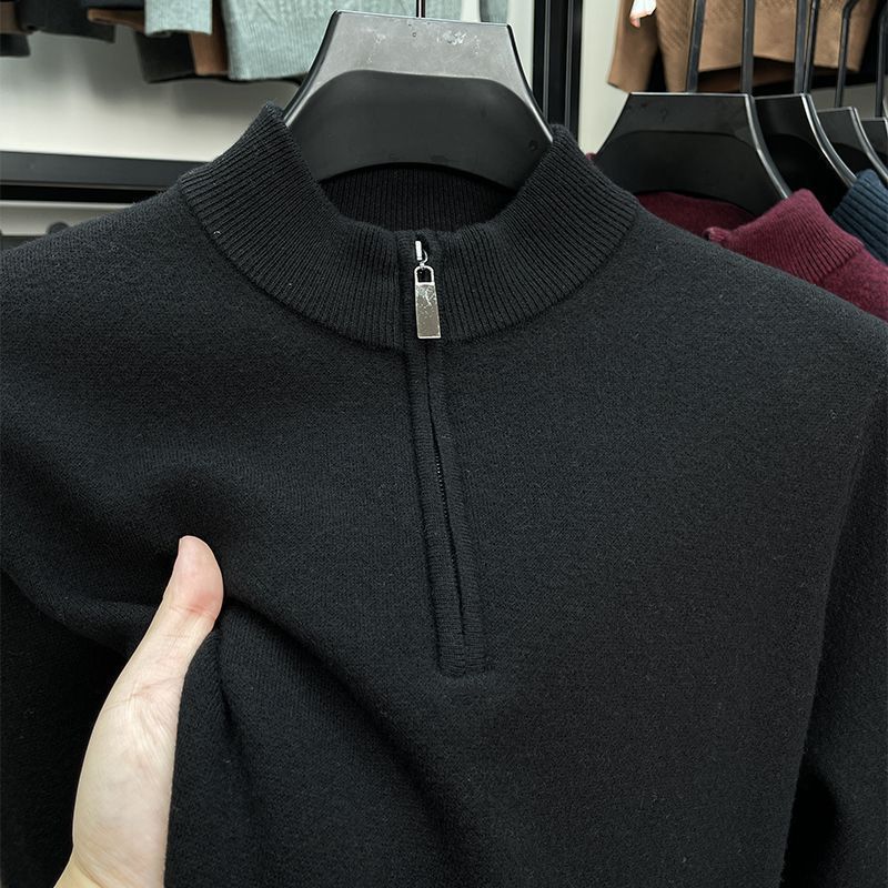 Casual Half Zipper Thermal Knitwear Coat by http://Lolyshop.shop