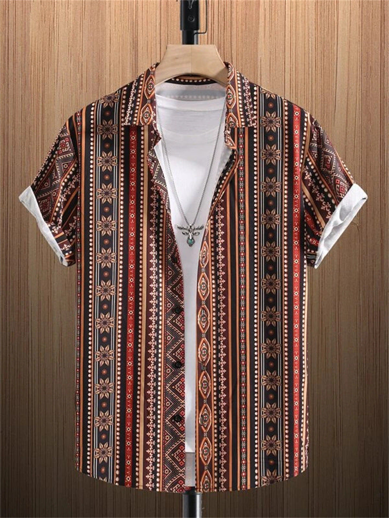 Vintage Shirt Hawaiian Loose Breathable Men's Clothing by http://Lolyshop.shop