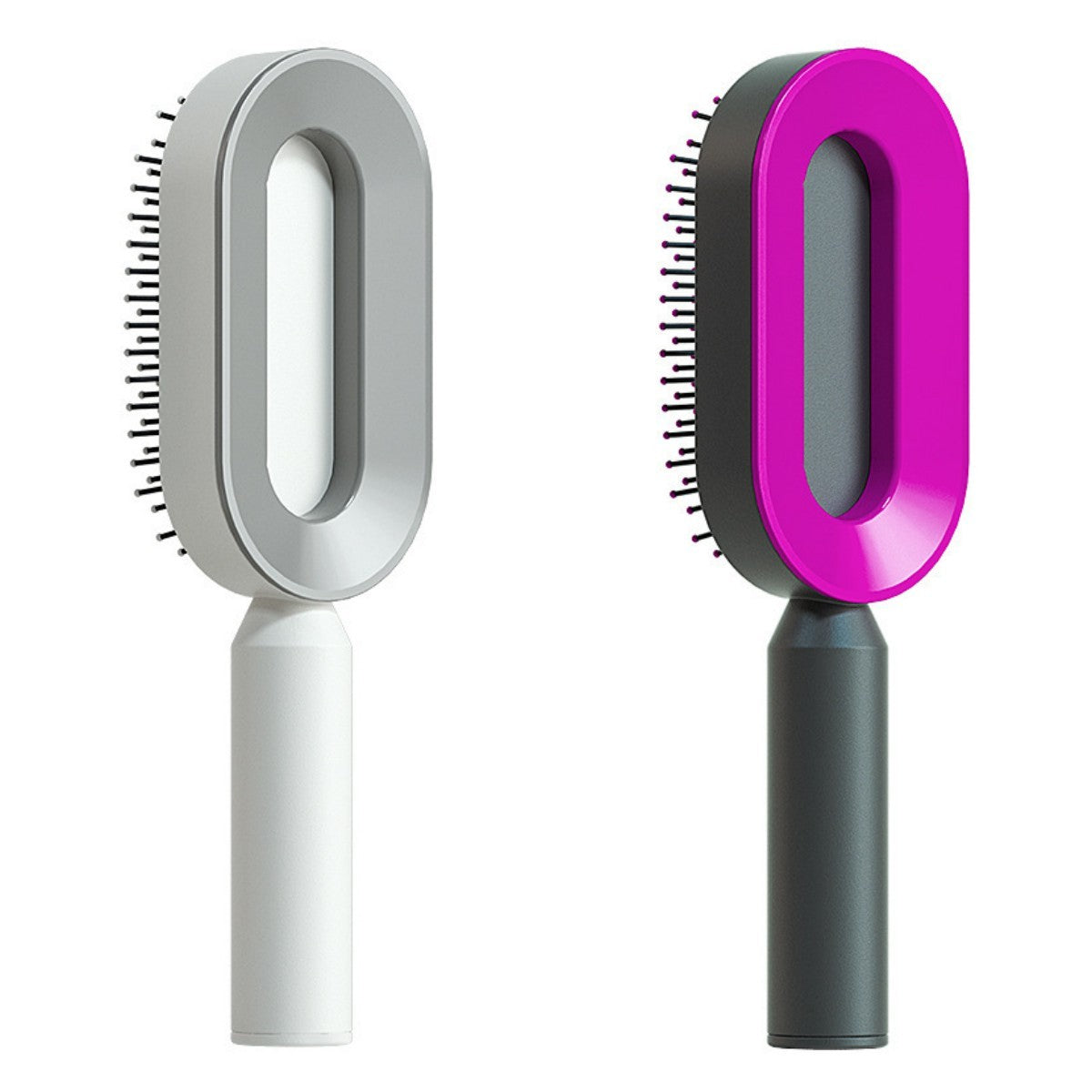 Self Cleaning Hair Brush For Women One-key Cleaning Hair Loss Airbag Massage Scalp Comb Anti-Static Hairbrush by http://Lolyshop.shop