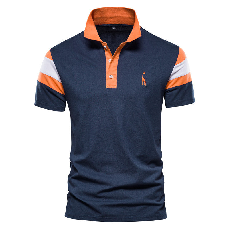 Men's Casual POLO Shirts Men's Slim Short-sleeved T-shirts by http://Lolyshop.shop