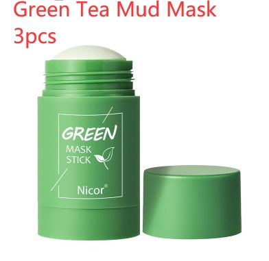 Cleansing Green Tea Mask Clay Stick Oil Control Anti-Acne Whitening Seaweed Mask Skin Care by http://Lolyshop.shop