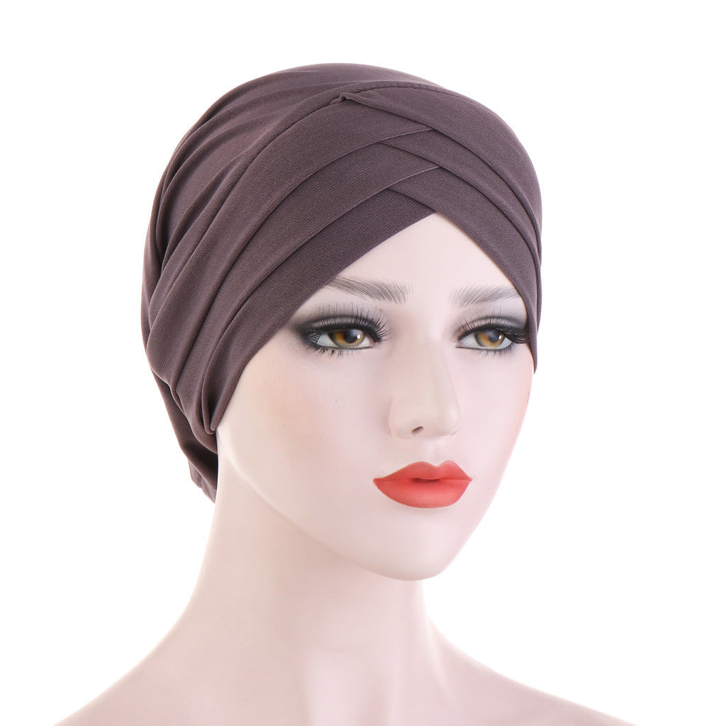 Three Crossed Indian Hats In Stretch Cloth Forehead