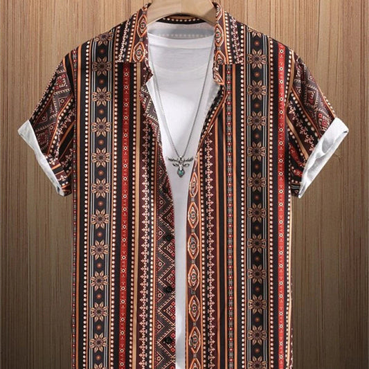 Vintage Shirt Hawaiian Loose Breathable Men's Clothing by http://Lolyshop.shop