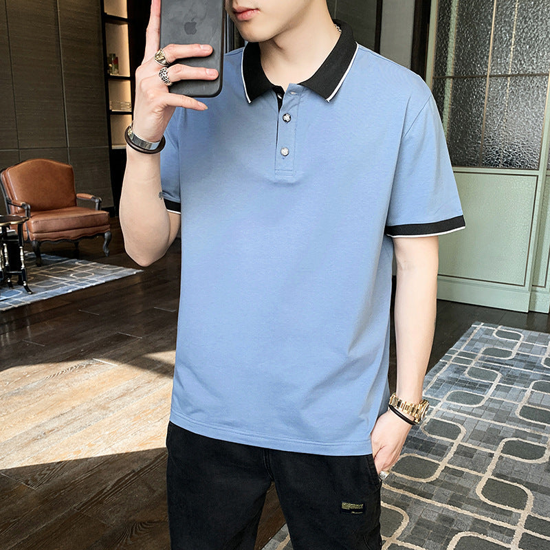 Youth Half-sleeved T-shirts On Clothes Men's Polo Shirts by http://Lolyshop.shop