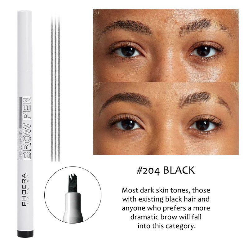 Creative Makeup Three Comb Eyebrow Pencil by http://Lolyshop.shop