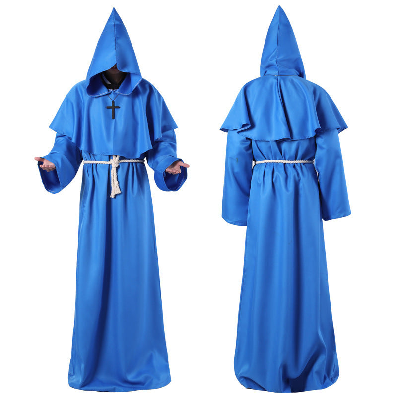 Halloween Costume Medieval Friar Wizard Costume by http://Loyshop.shop