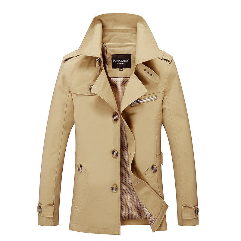 Spring men's washed windbreaker jacket men Men's Korean fashion men's fashion jacket men's clothing by http://Lolyshop.shop