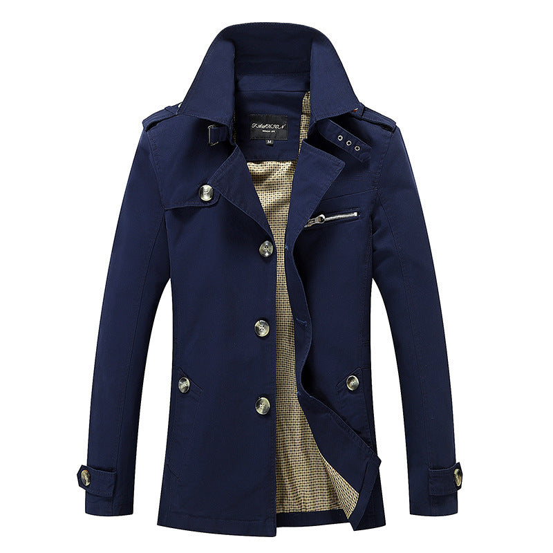 Spring men's washed windbreaker jacket men Men's Korean fashion men's fashion jacket men's clothing by http://Lolyshop.shop